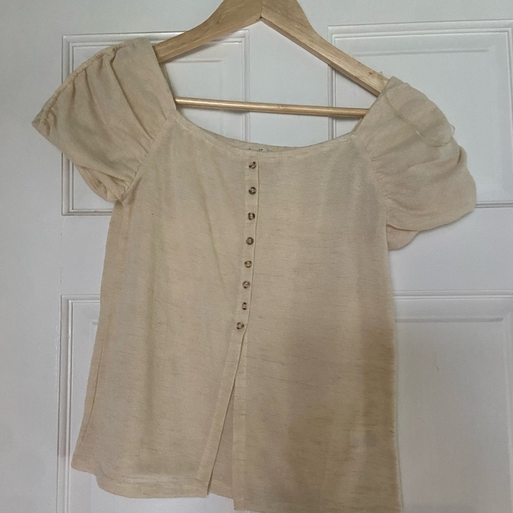 Off the shoulder feminine top